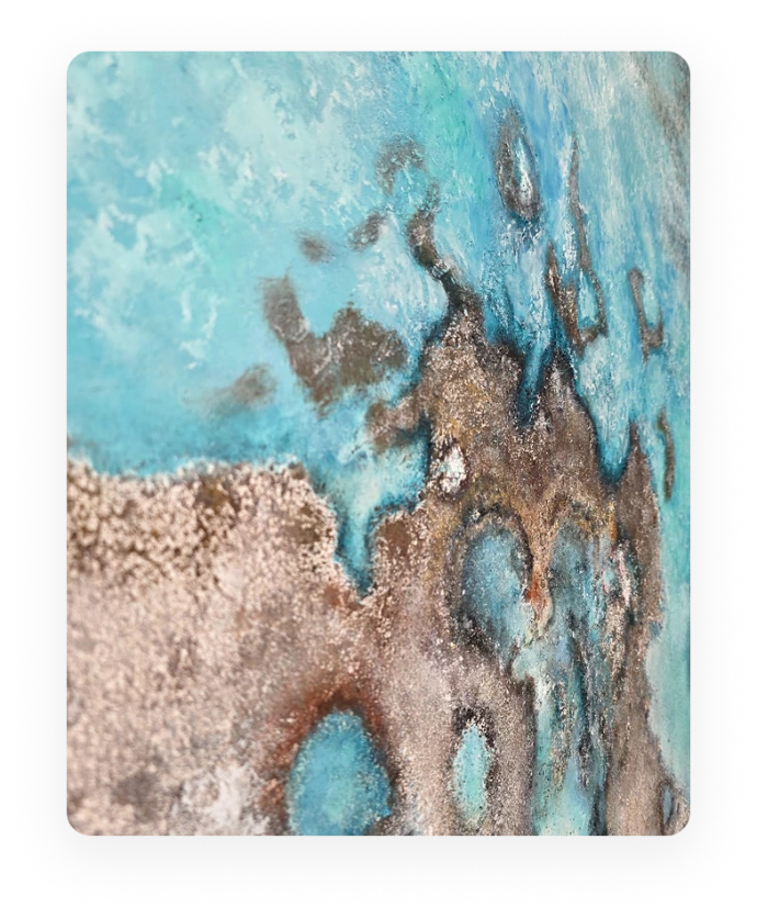 ocean-inspired art workshop