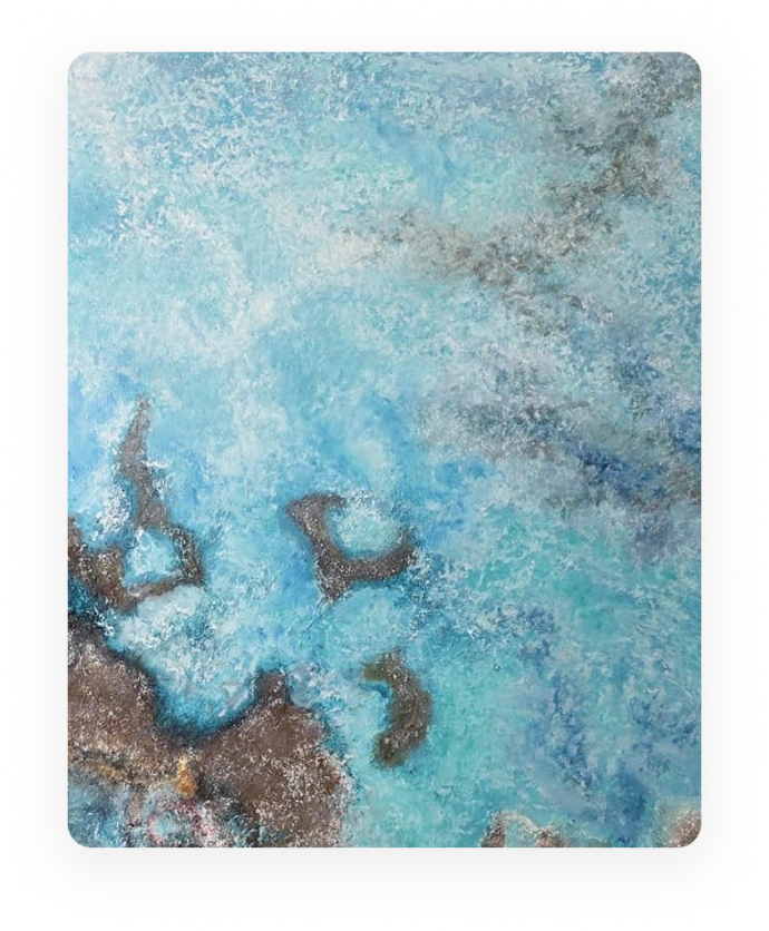 ocean-inspired art workshop