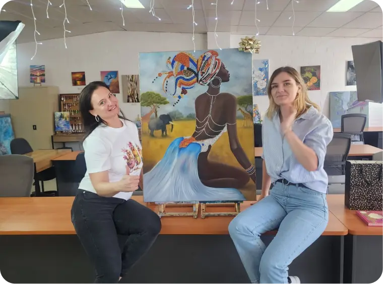 custom canvas painting, original artwork Perth